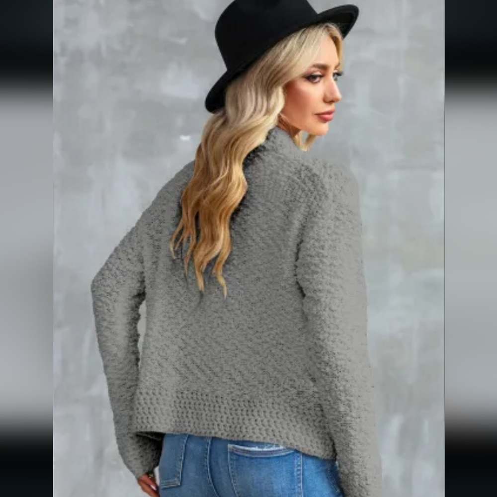 New popcorn knit cardigan - Picture 8 of 11